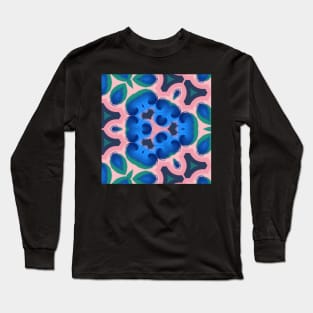 Colorful Peacock Kaleidoscope Long Sleeve T-Shirt